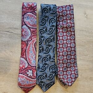 Lot Of 3 Daniel Cremieux Ties